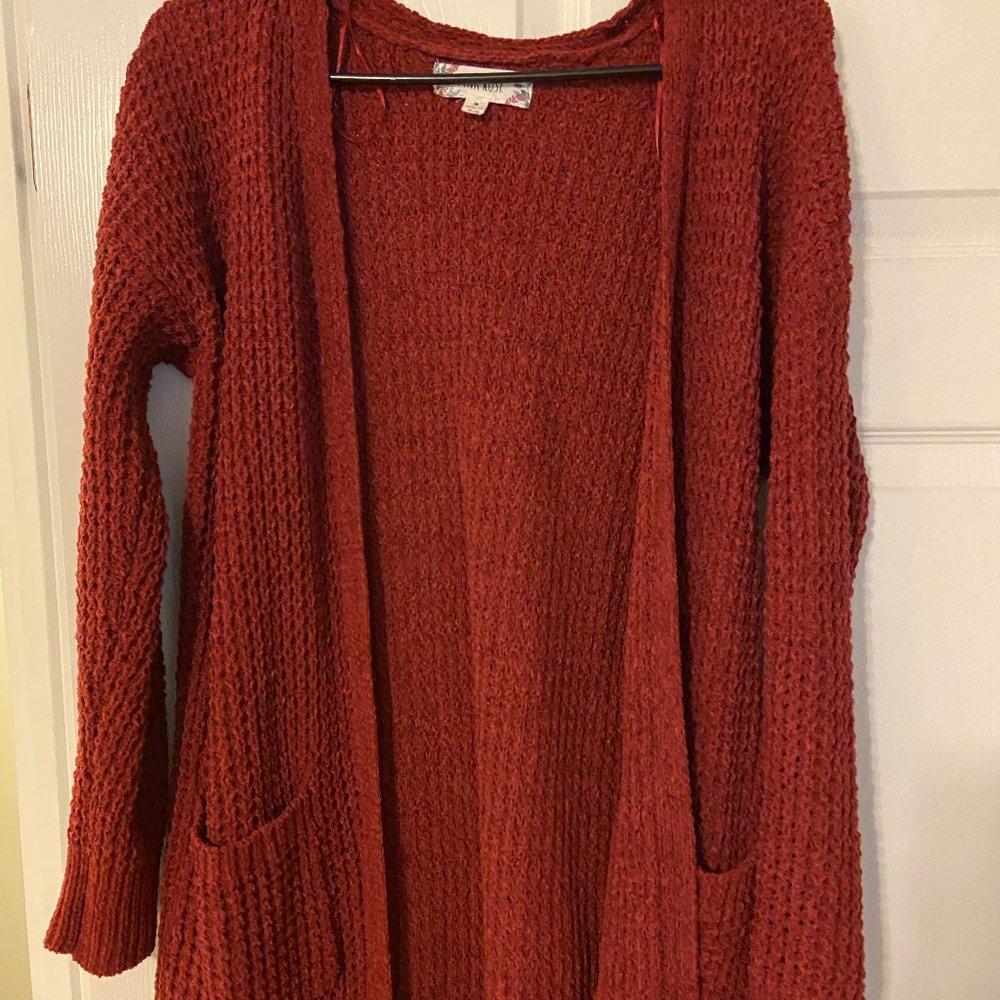 Soft Maroon Cardigan